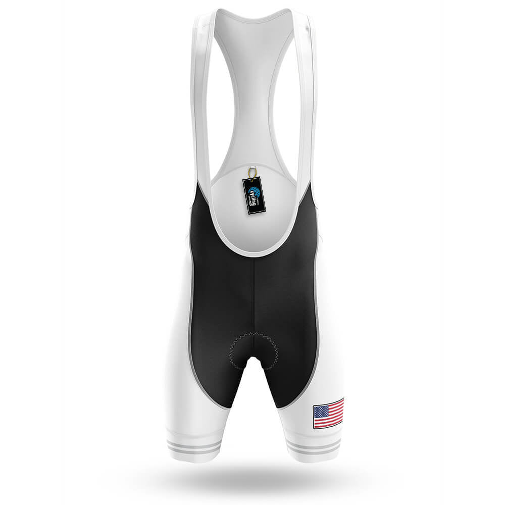 USA S12 - White - Men's Cycling Kit-Bibs Only-Global Cycling Gear