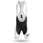 USA S12 - White - Men's Cycling Kit-Bibs Only-Global Cycling Gear