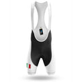 Italia S7 - White - Men's Cycling Kit-Bibs Only-Global Cycling Gear