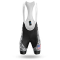 Grey Camo U.S.A - Men's Cycling Kit-Bibs Only-Global Cycling Gear