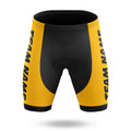 Custom Team Name M1 Yellow - Women's Cycling Kit-Shorts Only-Global Cycling Gear