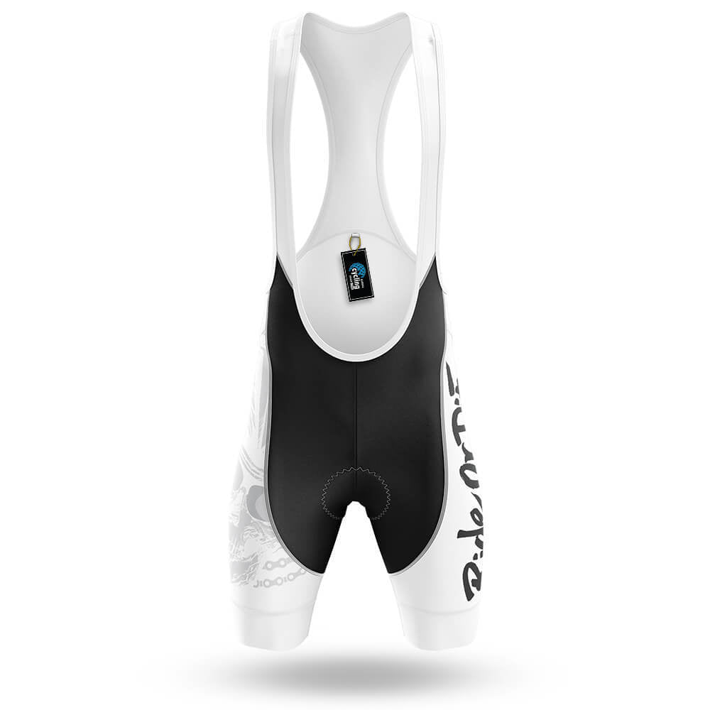 Ride Or Die V4 - White - Men's Cycling Kit-Bibs Only-Global Cycling Gear