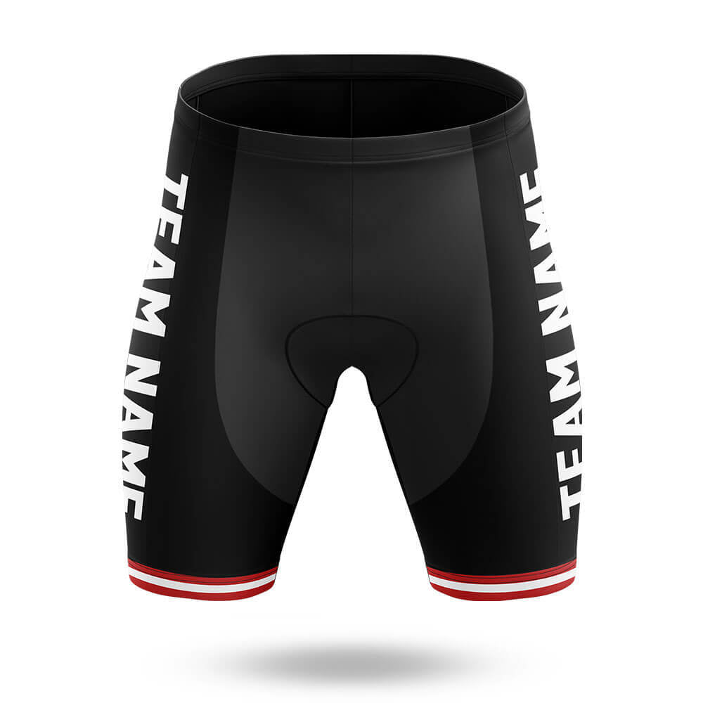 Custom Team Name M6 Red - Women's Cycling Kit-Shorts Only-Global Cycling Gear