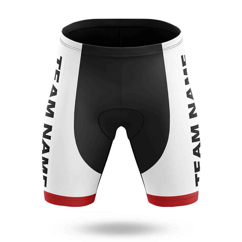 Custom Team Name M2 Red - Women's Cycling Kit-Shorts Only-Global Cycling Gear