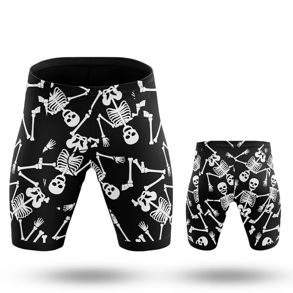 Skeleton Dancing - Men's Cycling Kit-Bike Shorts-Global Cycling Gear