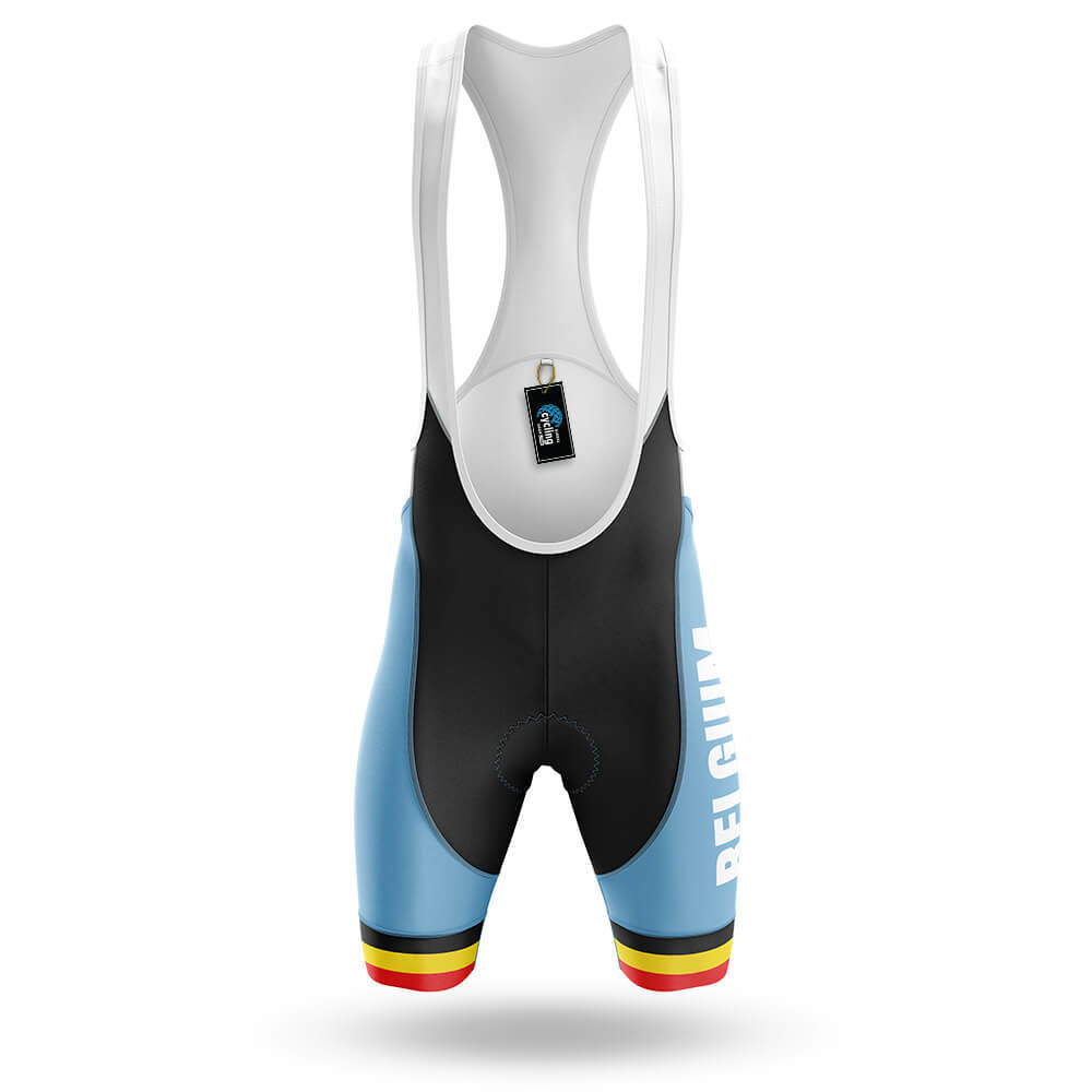 Belgium Flag - Men's Cycling Kit-Bibs Only-Global Cycling Gear