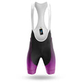 Violet Gradient - Men's Cycling Kit-Bibs Only-Global Cycling Gear