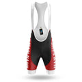 Custom Team Name M3 Red - Men's Cycling Kit-Bibs Only-Global Cycling Gear