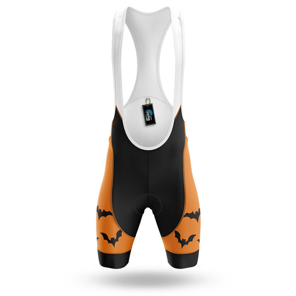 Pumpkin Face - Orange - Men's Cycling Kit-Bibs Only-Global Cycling Gear