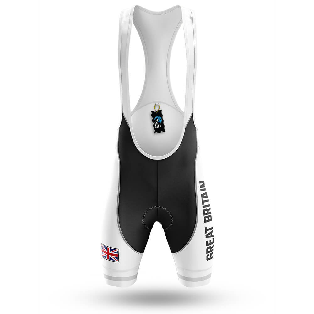 Great Britain S5 White - Men's Cycling Kit-Bibs Only-Global Cycling Gear