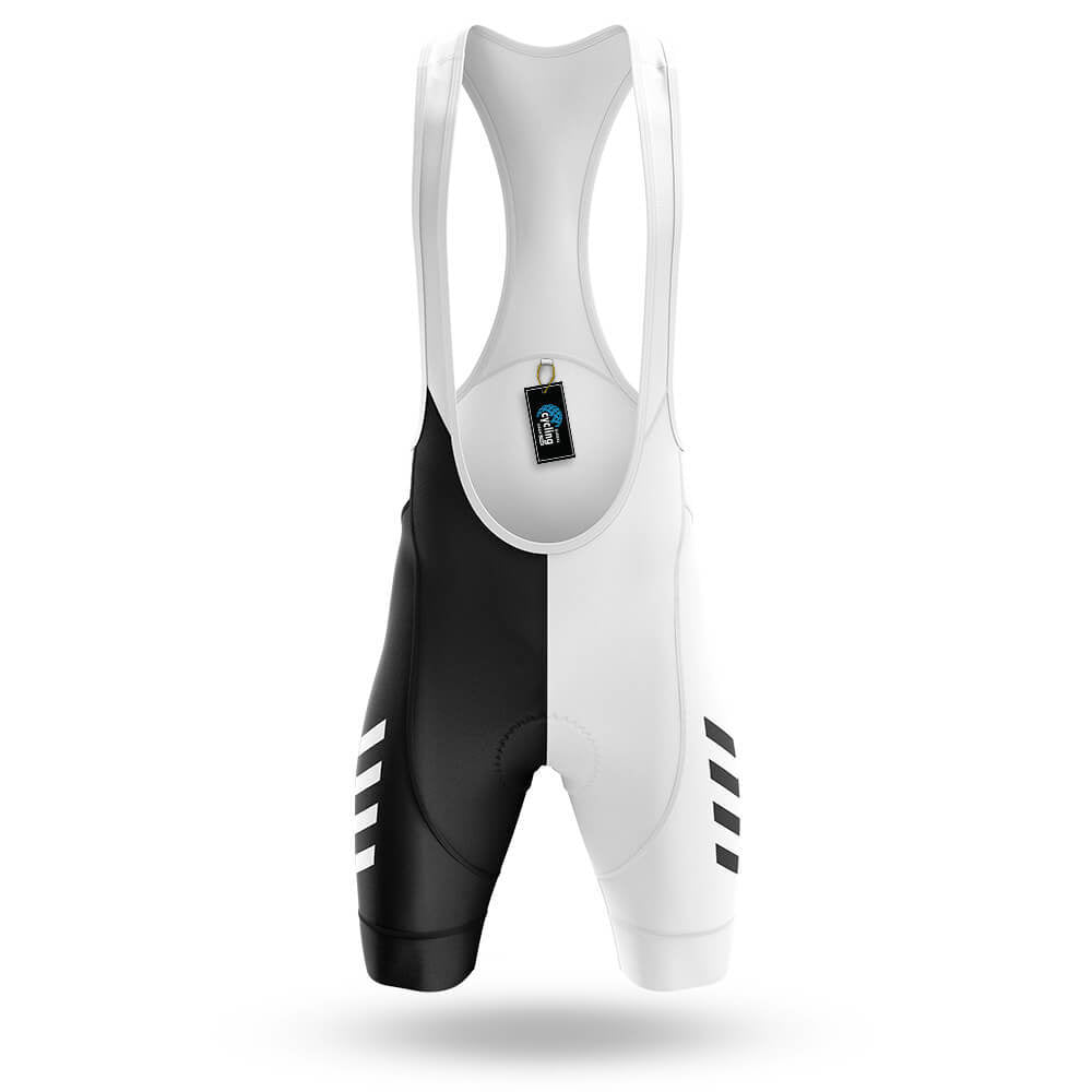 White Black - Men's Cycling Kit-Bibs Only-Global Cycling Gear