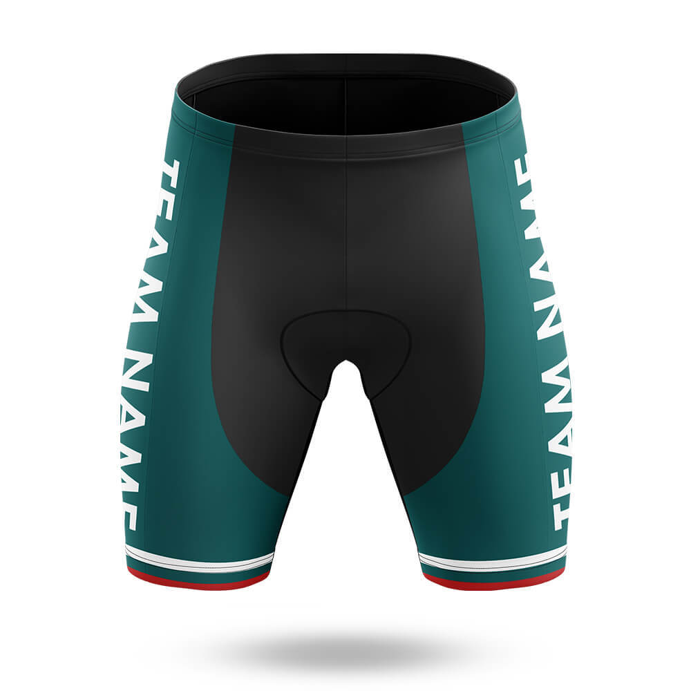 Custom Team Name M7 Green - Women's Cycling Kit-Shorts Only-Global Cycling Gear