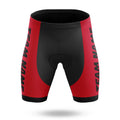 Custom Team Name M1 Red - Women's Cycling Kit-Shorts Only-Global Cycling Gear