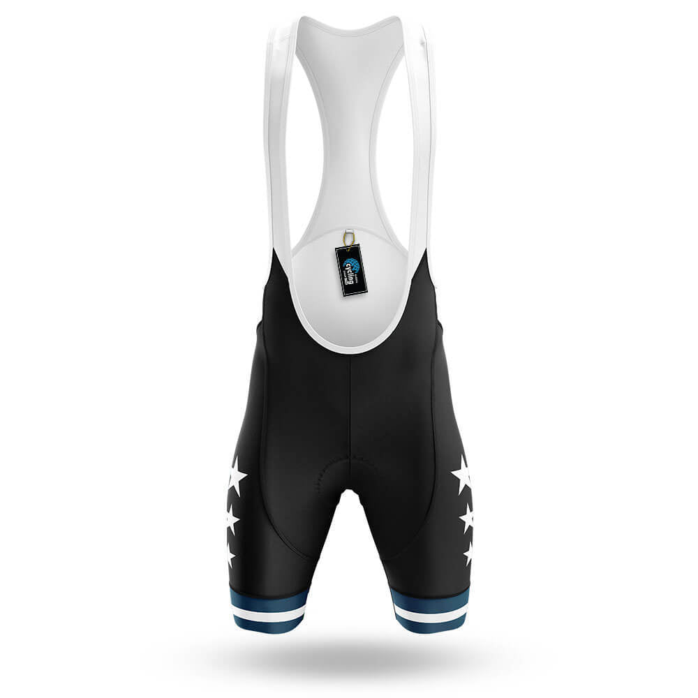 USA S6 Black - Men's Cycling Kit-Bibs Only-Global Cycling Gear