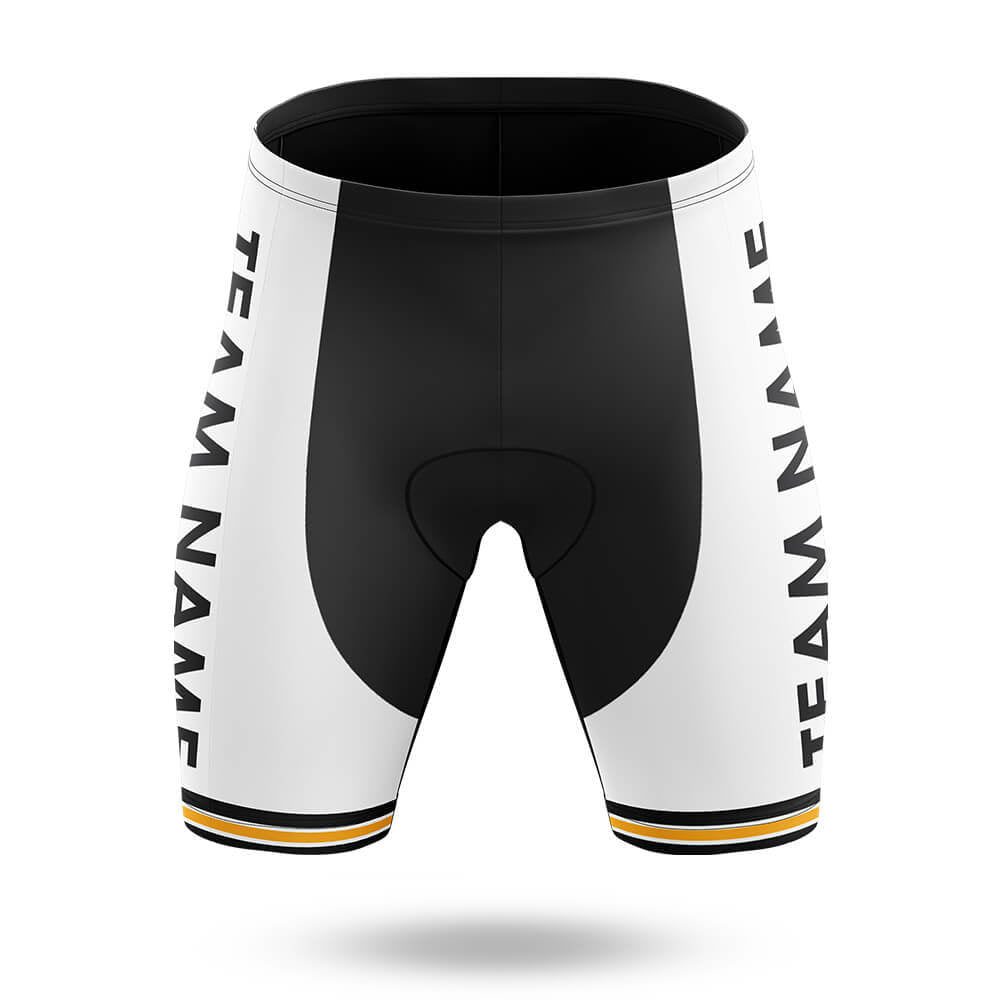 Custom Team Name M4 Yellow - Women's Cycling Kit-Shorts Only-Global Cycling Gear