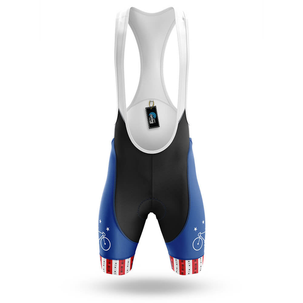 USA Patriotic Suit - Men's Cycling Kit-Bibs Only-Global Cycling Gear