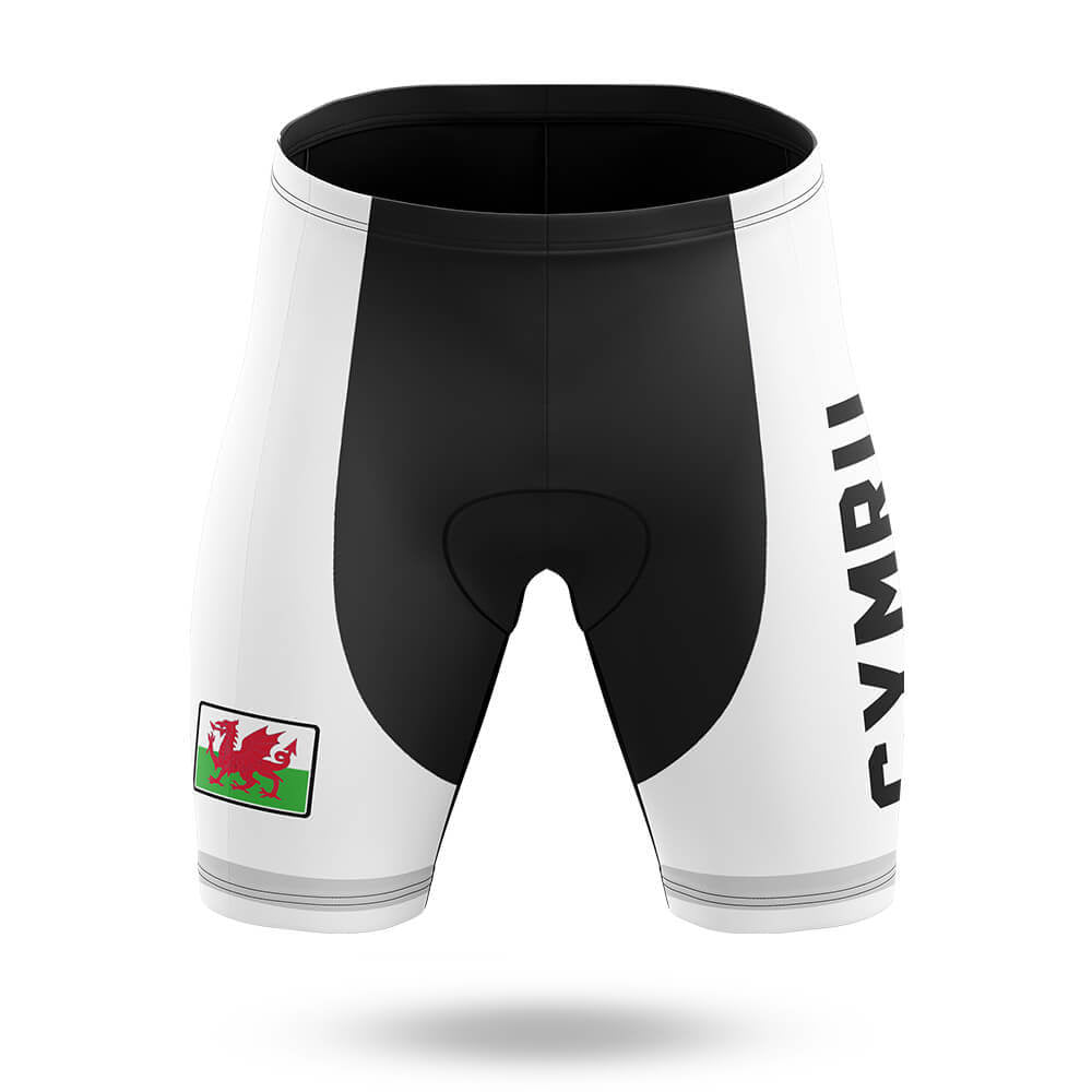 Cymru S5 White - Women - Cycling Kit-Shorts Only-Global Cycling Gear