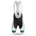 Custom Team Name M2 Green - Men's Cycling Kit-Bibs Only-Global Cycling Gear