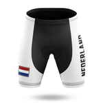 Nederland S5 White - Women - Cycling Kit-Shorts Only-Global Cycling Gear