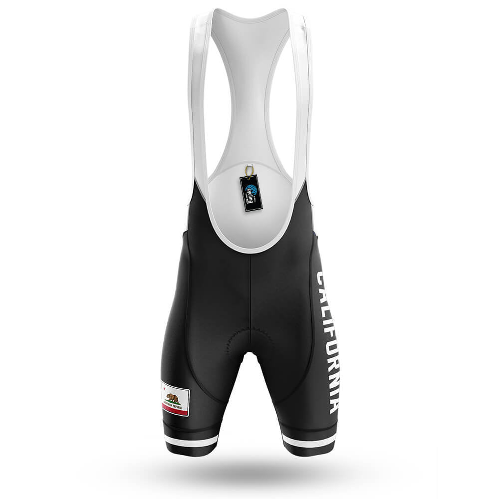 California S4 Black - Men's Cycling Kit-Bibs Only-Global Cycling Gear