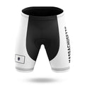 Massachusetts S4 White - Women - Cycling Kit-Shorts Only-Global Cycling Gear