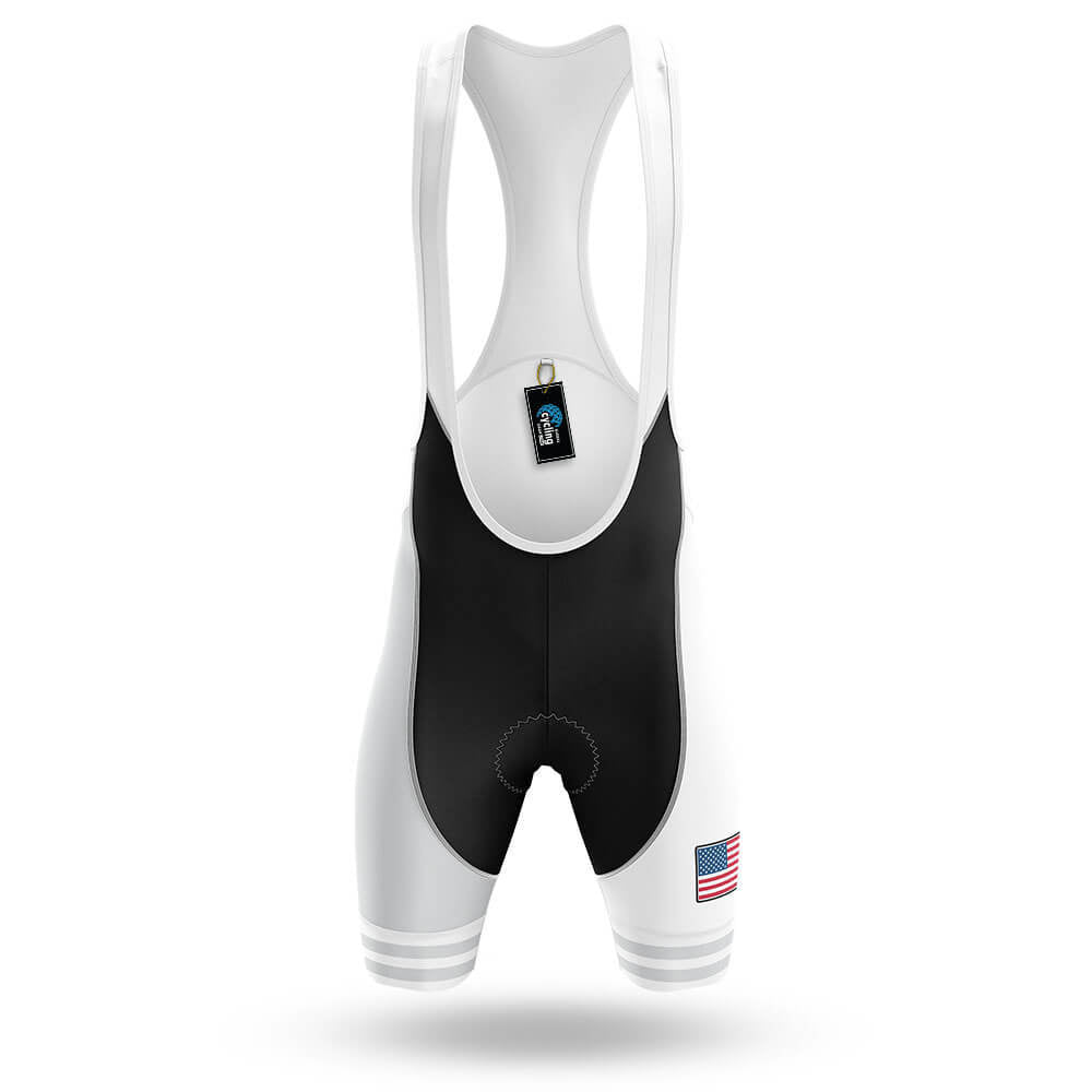 USA S7 - White - Men's Cycling Kit-Bibs Only-Global Cycling Gear