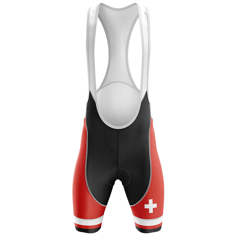 Switzerland Men's Cycling Kit-Bibs Only-Global Cycling Gear