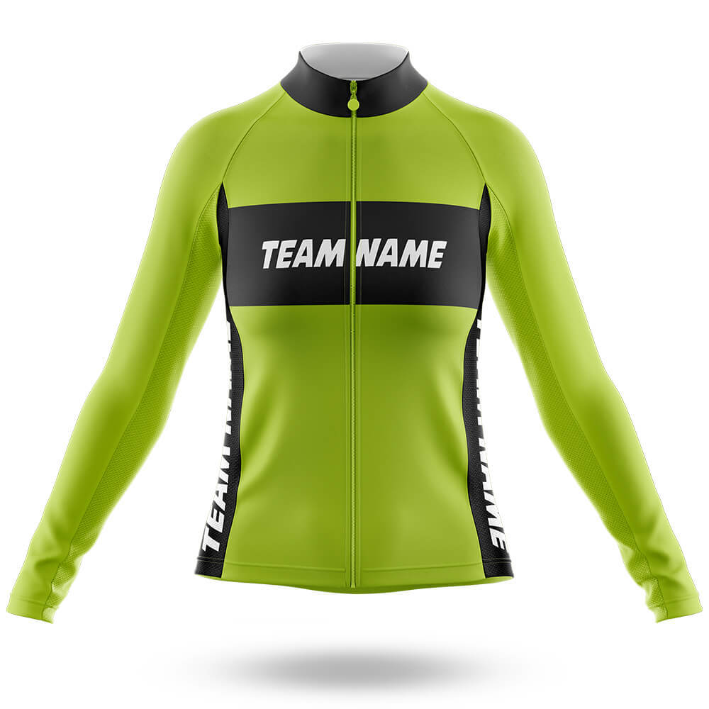 Custom Team Name M27 - Women's Cycling Kit-Long Sleeve Jersey-Global Cycling Gear