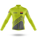 Arizona S4 Lime Green - Men's Cycling Kit-Long Sleeve Jersey-Global Cycling Gear