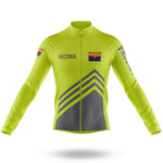 Arizona S4 Lime Green - Men's Cycling Kit-Long Sleeve Jersey-Global Cycling Gear