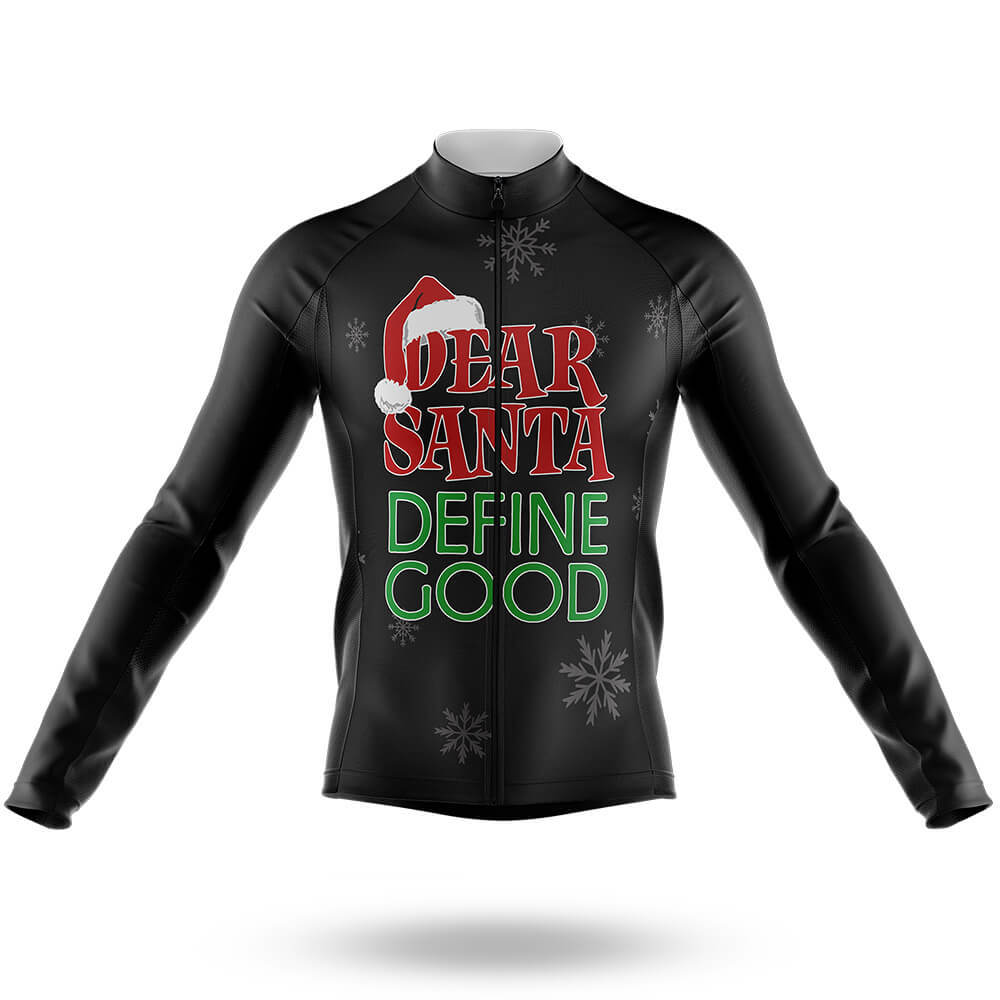 Dear Santa - Men's Cycling Kit-Long Sleeve Jersey-Global Cycling Gear