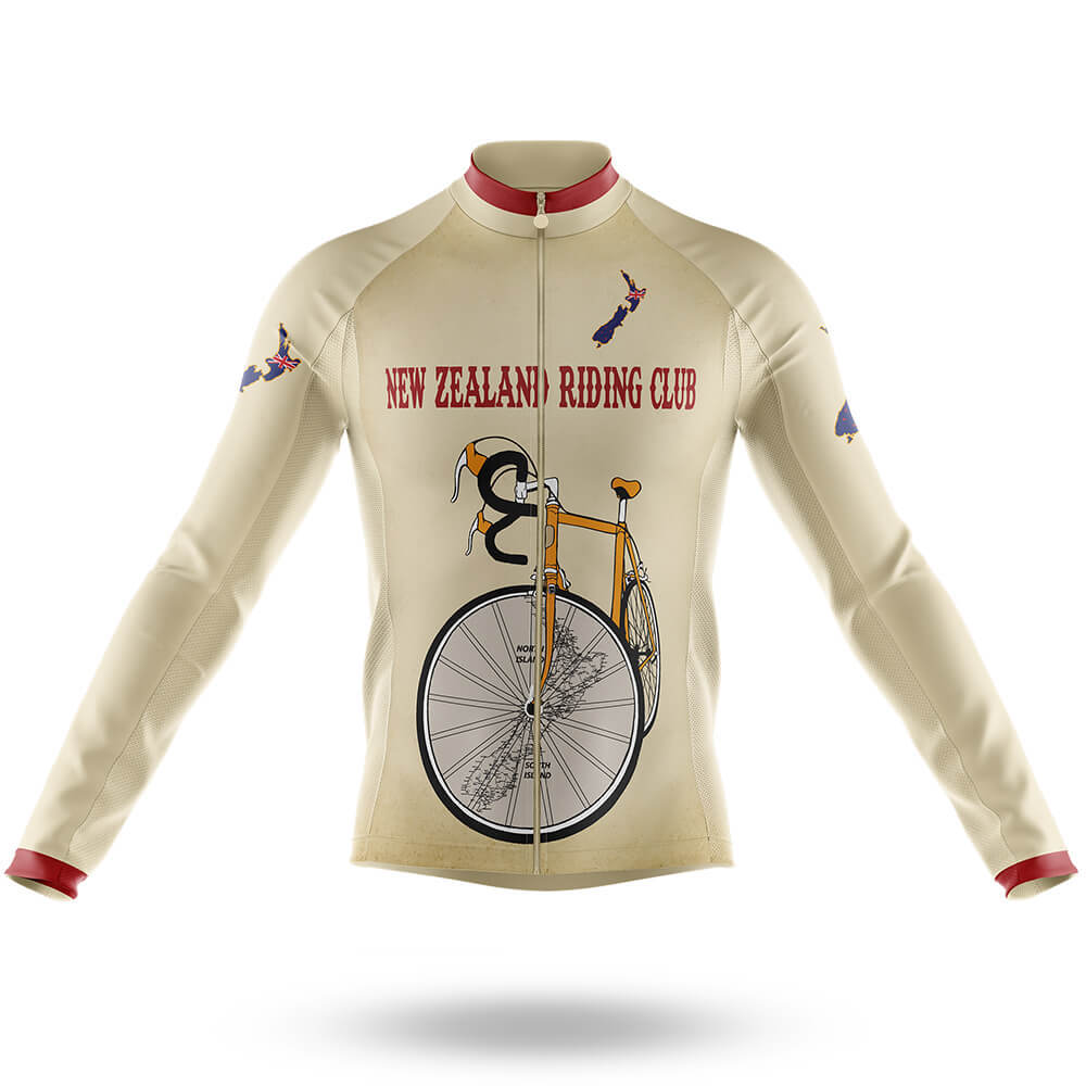New Zealand Riding Club - Men's Cycling Kit-Long Sleeve Jersey-Global Cycling Gear