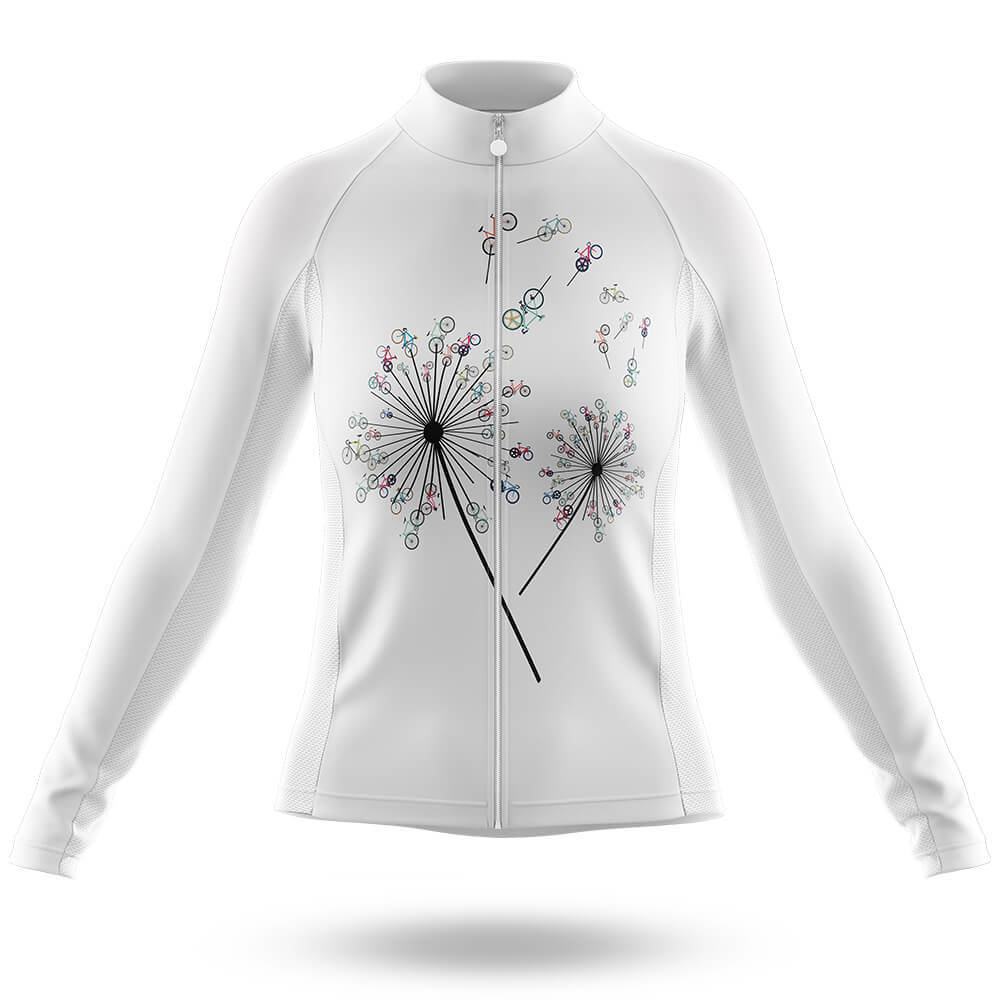 Cycling Flower - Women - Cycling Kit-Long Sleeve Jersey-Global Cycling Gear