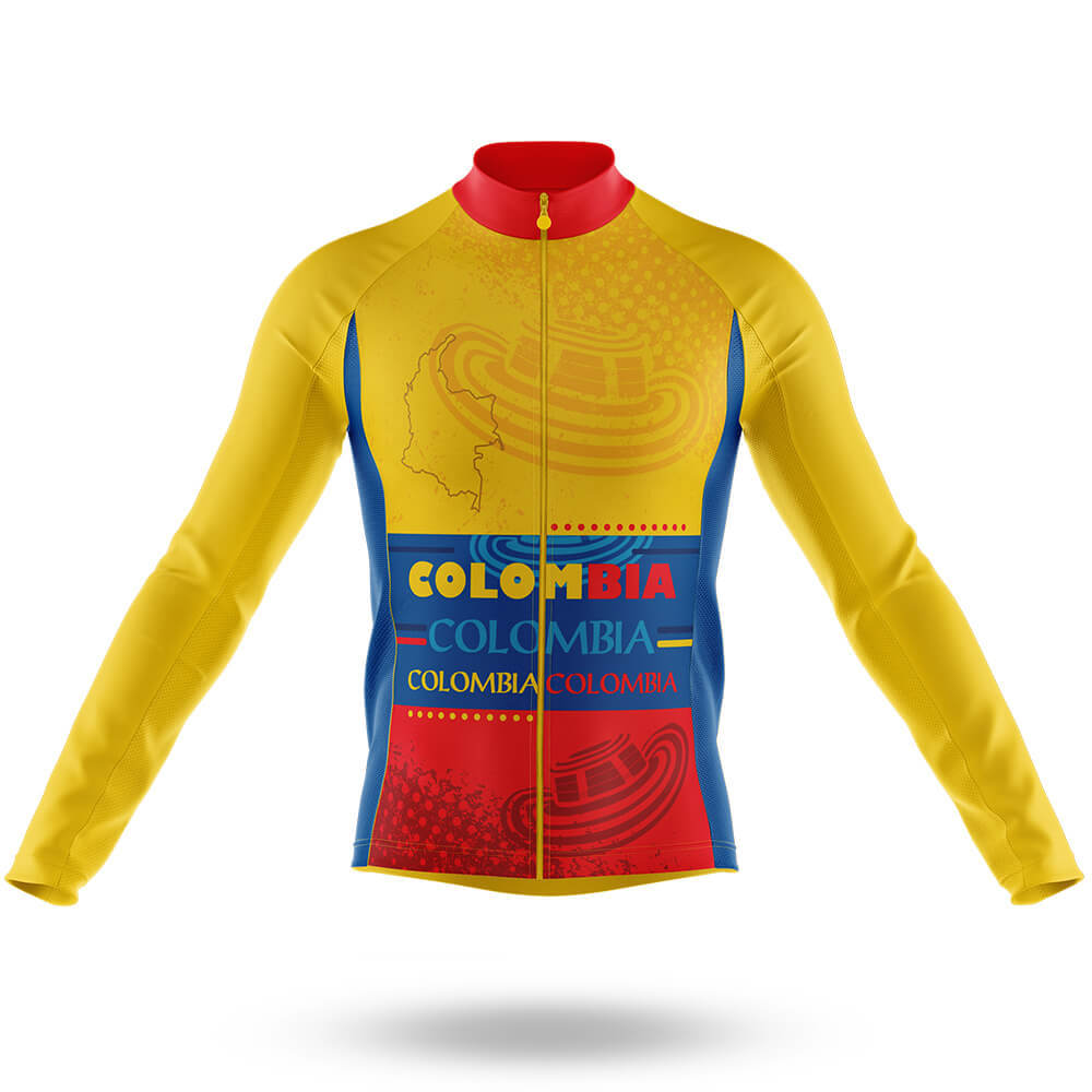 Colombian Pride - Men's Cycling Kit-Long Sleeve Jersey-Global Cycling Gear