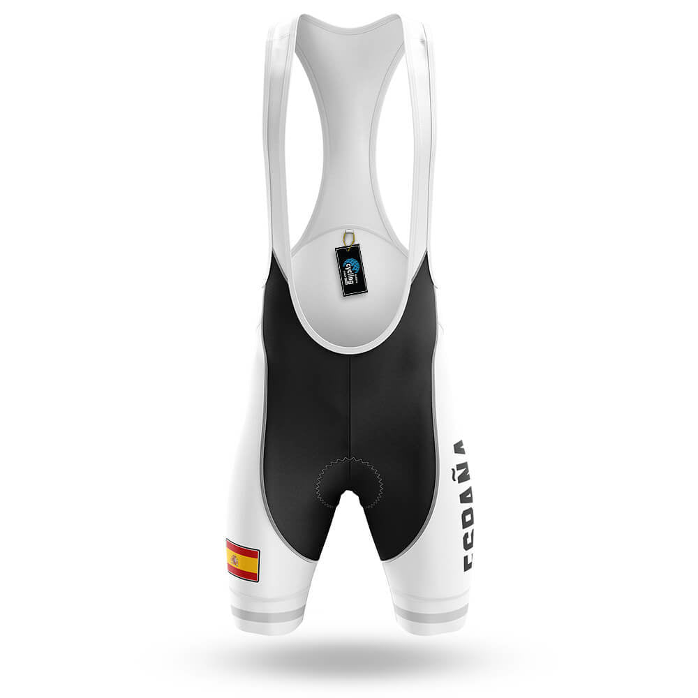 España S5 White - Men's Cycling Kit-Bibs Only-Global Cycling Gear
