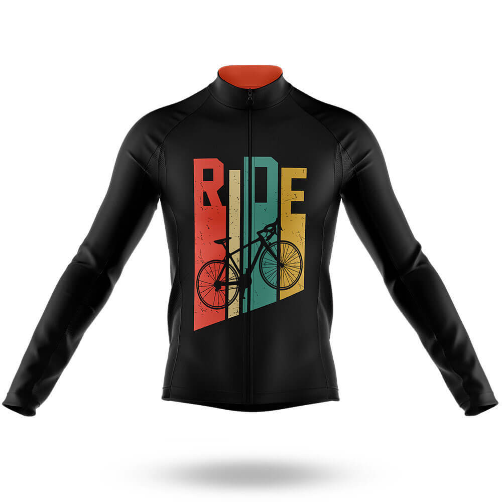 Ride Bicycle - Men's Cycling Kit-Long Sleeve Jersey-Global Cycling Gear