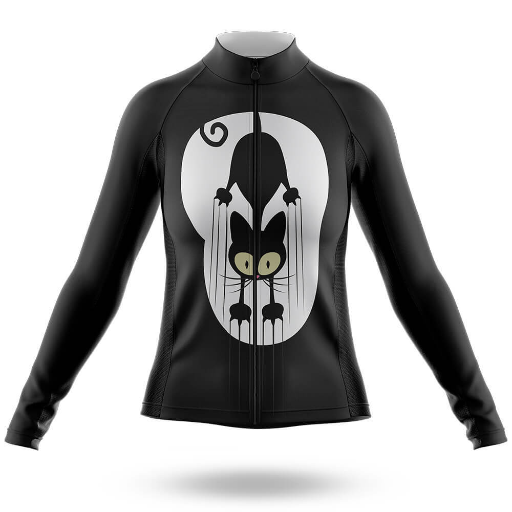 Black Cat Clawing - Women's Cycling Kit - Global Cycling Gear