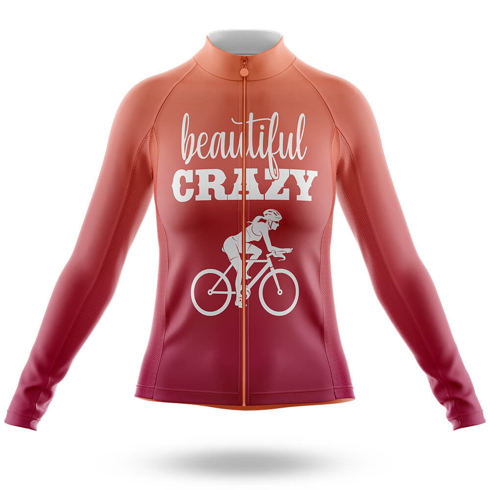 Beautiful Crazy - Women - Cycling Kit-Long Sleeve Jersey-Global Cycling Gear