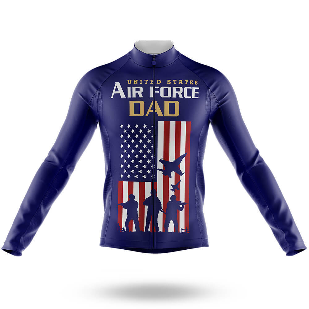 AF Dad - Men's Cycling Kit-Long Sleeve Jersey-Global Cycling Gear