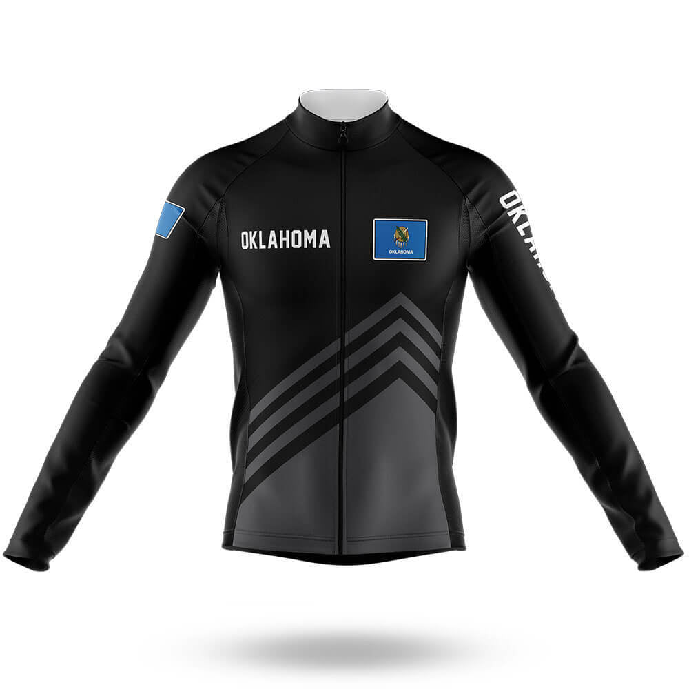 Oklahoma S4 Black - Men's Cycling Kit-Long Sleeve Jersey-Global Cycling Gear