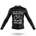 Retirement Plan V8 - Men's Cycling Kit-Long Sleeve Jersey-Global Cycling Gear