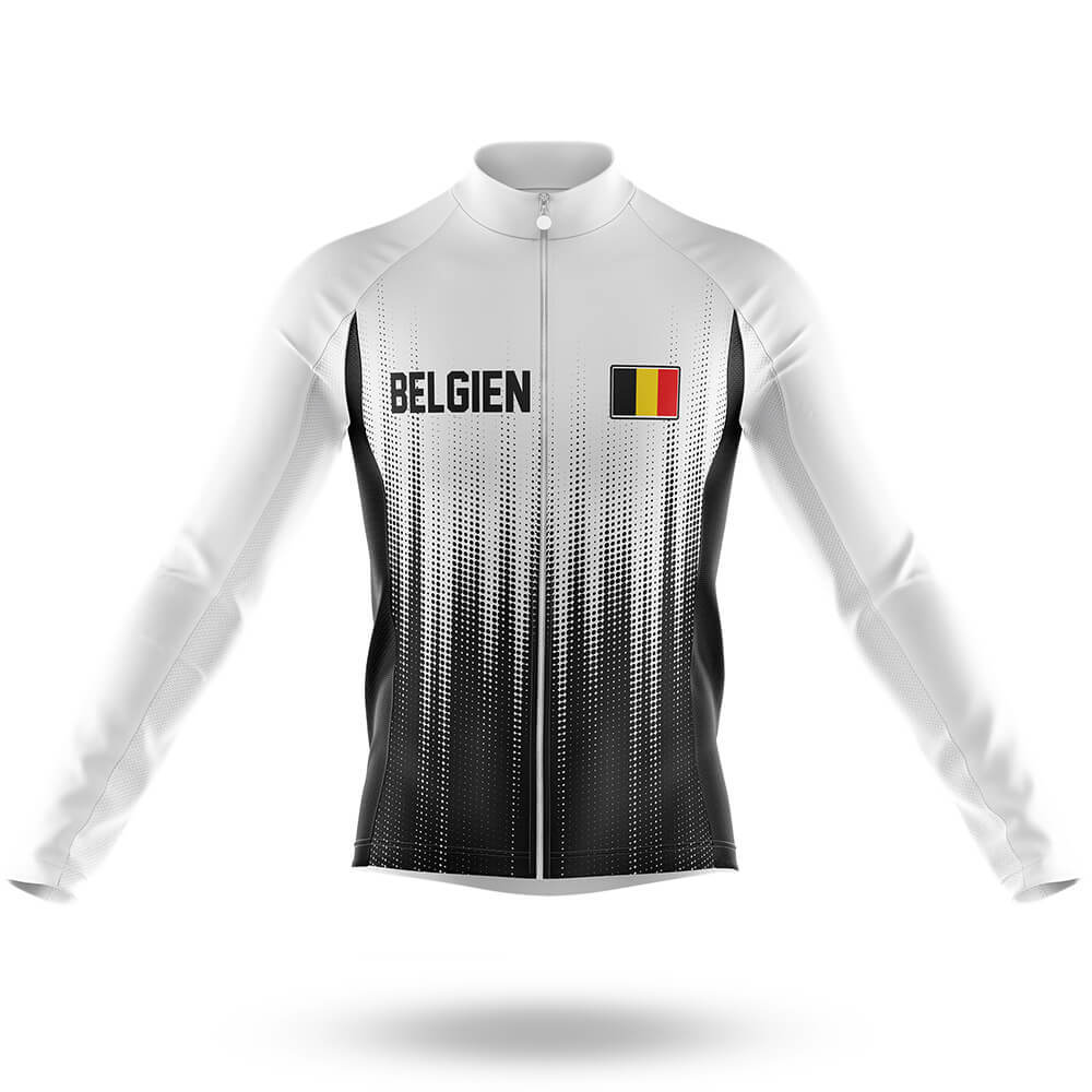 Belgien S14 - Men's Cycling Kit-Long Sleeve Jersey-Global Cycling Gear