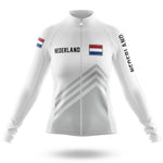 Nederland S5 White - Women - Cycling Kit-Long Sleeve Jersey-Global Cycling Gear