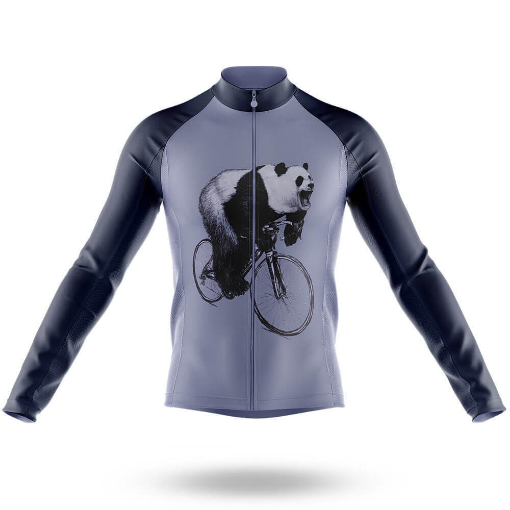 Cycling Panda - Men's Cycling Kit-Long Sleeve Jersey-Global Cycling Gear