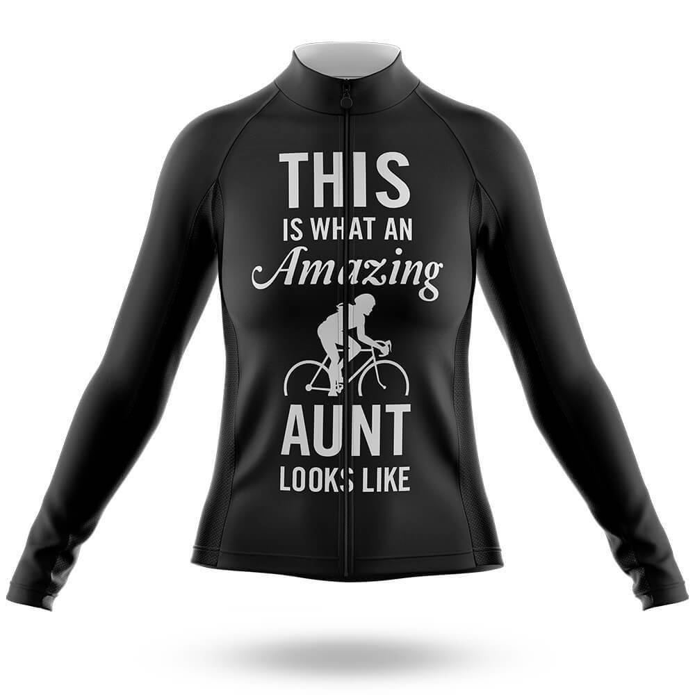 Amazing Aunt - Women - Cycling Kit-Long Sleeve Jersey-Global Cycling Gear