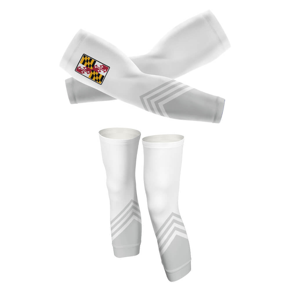 Maryland S4 - Arm And Leg Sleeves-S-Global Cycling Gear