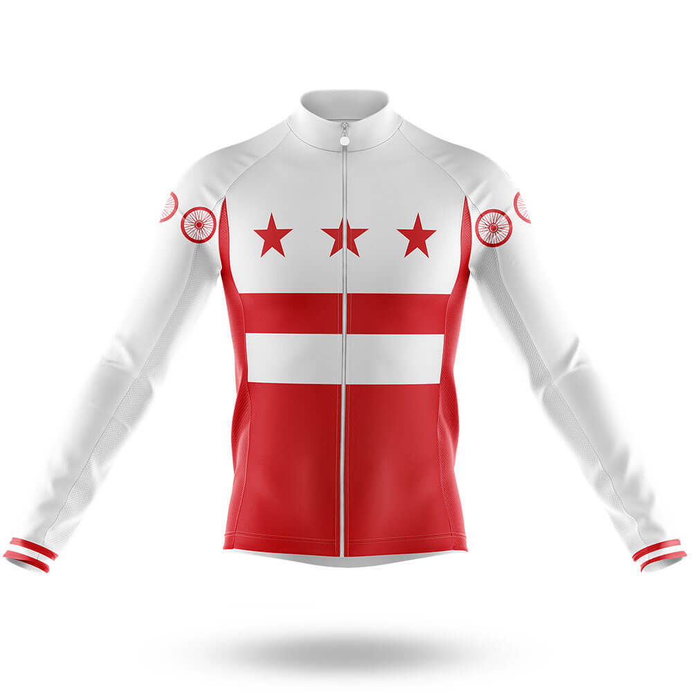 DC Flag - Men's Cycling Kit-Long Sleeve Jersey-Global Cycling Gear