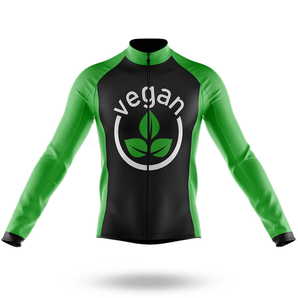 Vegan Sign - Men's Cycling Kit-Long Sleeve Jersey-Global Cycling Gear