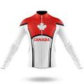 Canada Love - Men's Cycling Kit-Long Sleeve Jersey-Global Cycling Gear