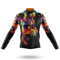 Lion V2 - Men's Cycling Kit-Long Sleeve Jersey-Global Cycling Gear